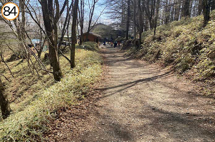 84.福ちゃん荘手前の道