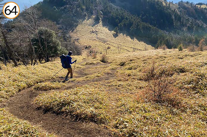 64.石丸峠への登山道