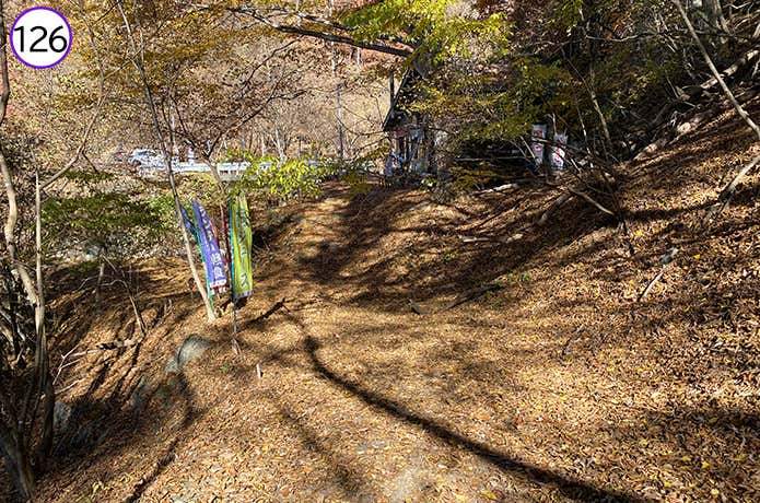 126.千石茶屋手前の登山道