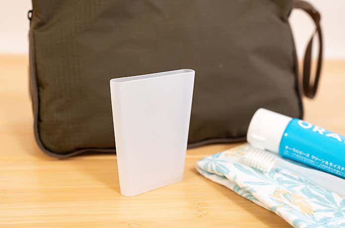 無印良品　携帯用シリコーンコップ　登山