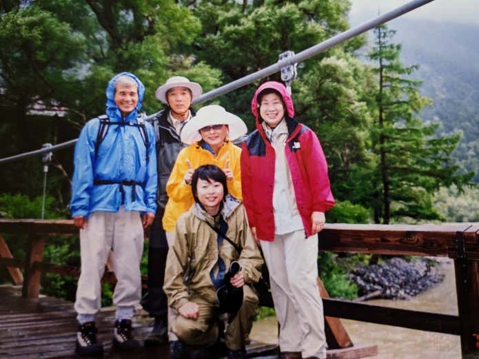 家族と登山を楽しむ武田さん
