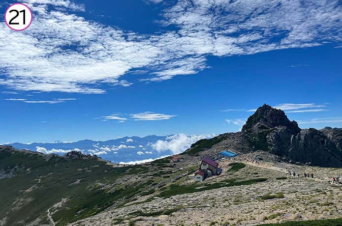 ㉑宝剣岳と宝剣山荘