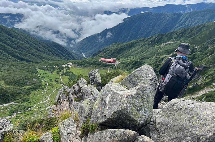 宝剣岳　山頂