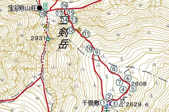 セクション① コースマップ