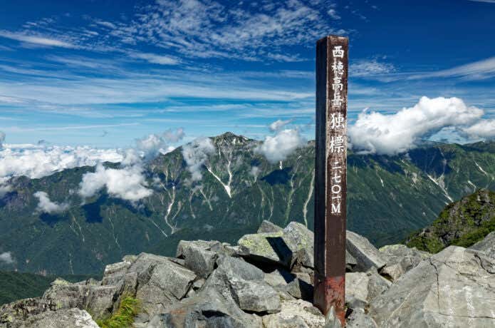 西穂独標