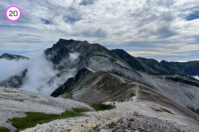 白馬岳が近づく