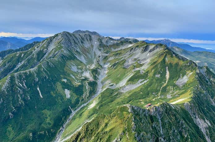 剱岳から望む立山連峰