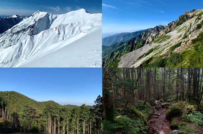 登山シーンに合わせた可視光線透過率をチョイス