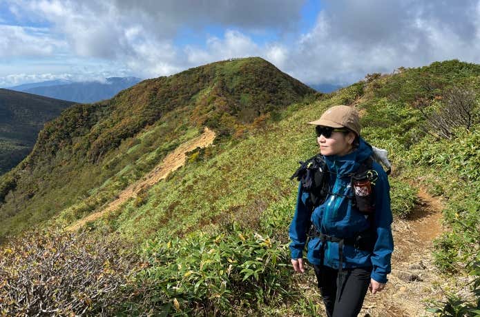 カリマーのクリーブで登山