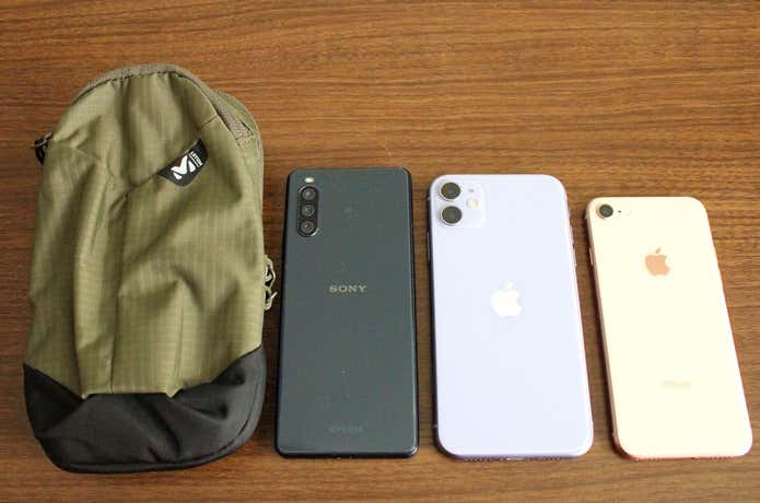 スマートフォンのサイズ