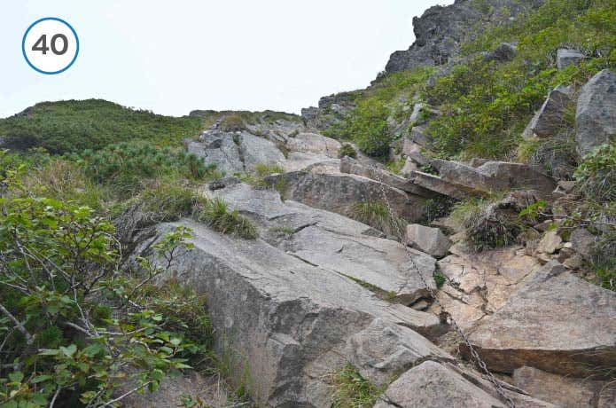 真教寺尾根　岩稜ルート