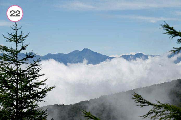 真教寺尾根　景色