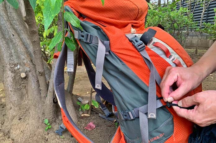 ヘルメットホルダーの装着方法①