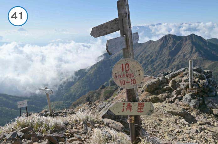 真教寺尾根　10合目
