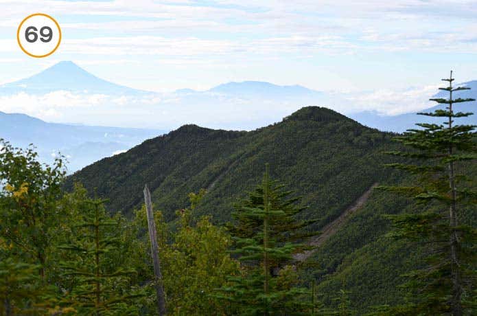 県界尾根　富士山