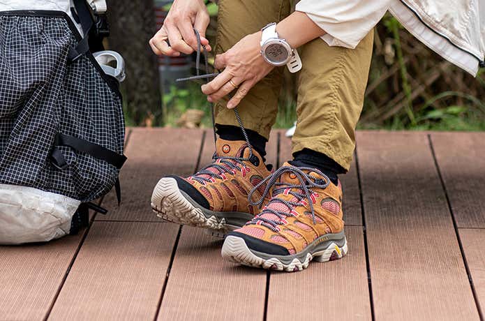 メンズトレッキングシューズMERRELL モアブ３APEX ミッドWATERPROOF