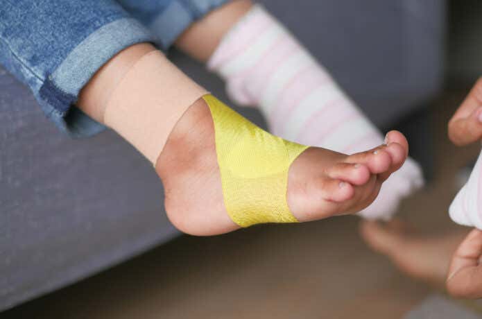 子どもの足首のけが