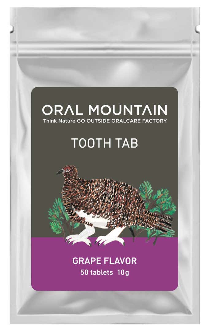 ORAL MOUNTAIN TOOTH TAB