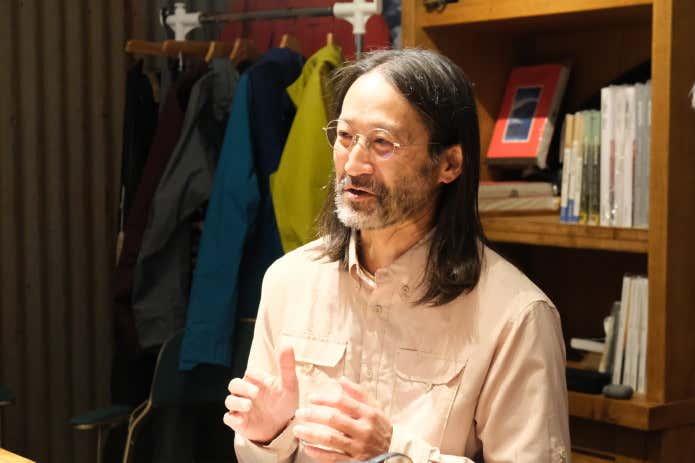 PFCフリーについて語るパタゴニアの片桐さん