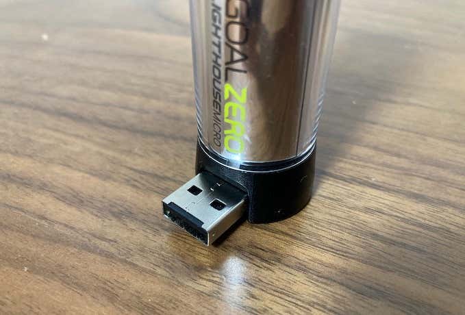 本体に付属したUSBポート
