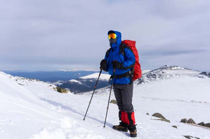 トップ 登山 服 ネック