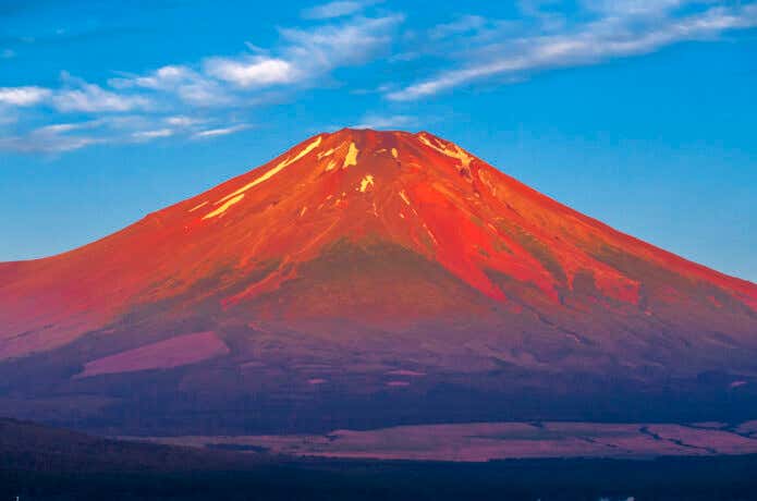 赤富士 絶景富士山写真 - 美術品