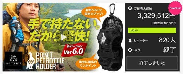 ポケットペットボトルホルダー