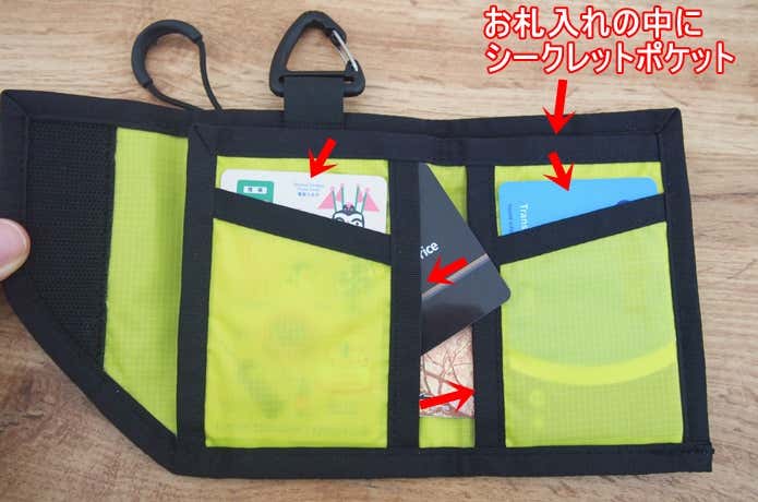トレイルバンクMの収納力