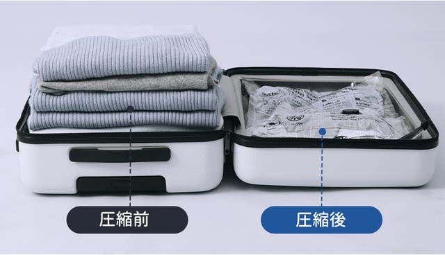 旅行時の衣類のパッキング