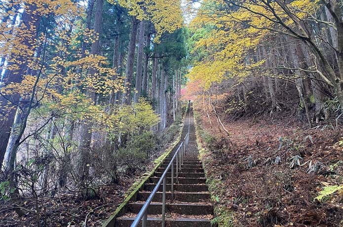 石割神社の参道