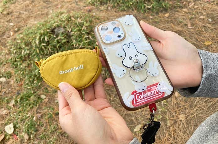 コインパースとiPhoneのサイズ比較