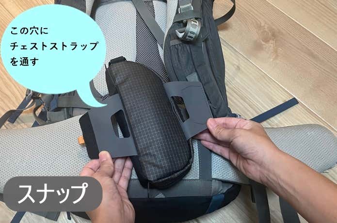 スナップのベルクロ
