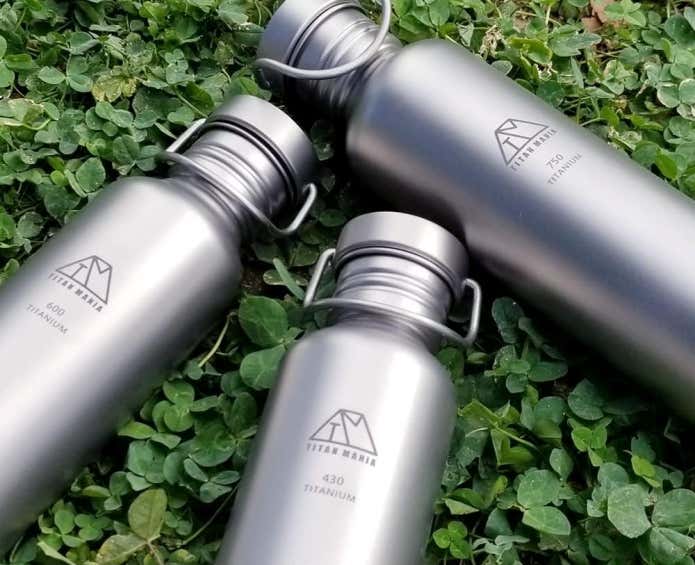 チタンマニア 水筒 600ml M