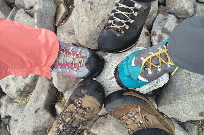 さまざまな登山靴