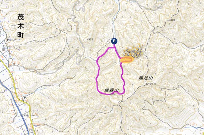 焼森山MAP