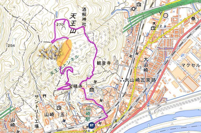 天王山MAP