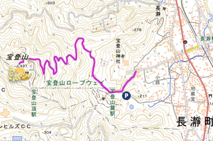 宝登山MAP