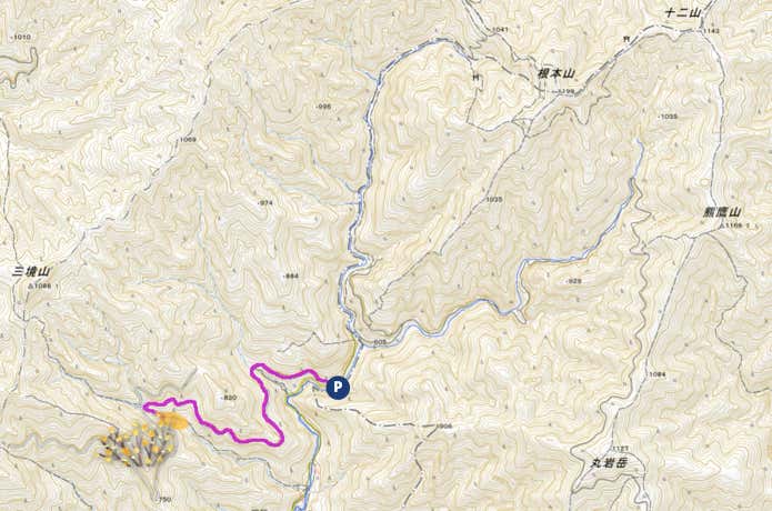 屋敷山MAP