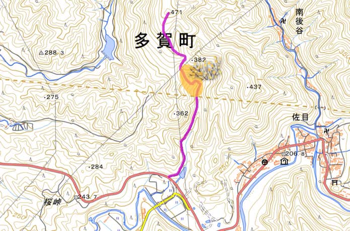 高畑山MAP