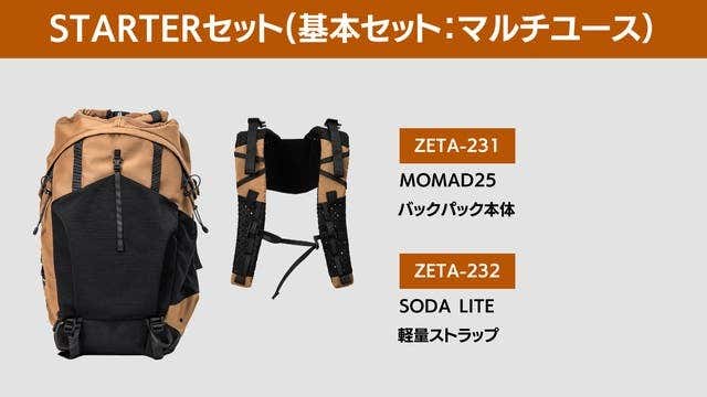 バックパックも「着替える」という新発想！使い方自由な頼れる