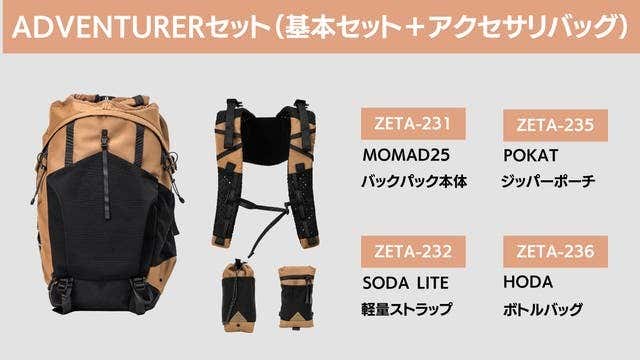 バックパックも「着替える」という新発想!使い方自由な頼れる バックパックも「着替える」という新発想!使い方自由な頼れる