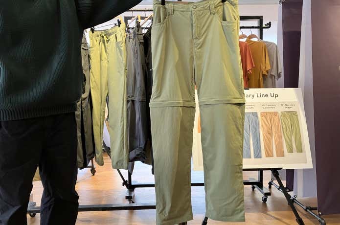 パタゴニアのコンバーチブルパンツ