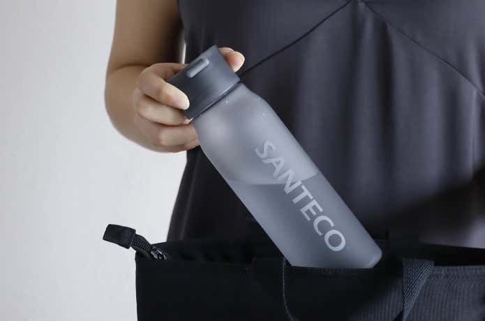 SANTECO オーディナリーボトル 550のサイズ感