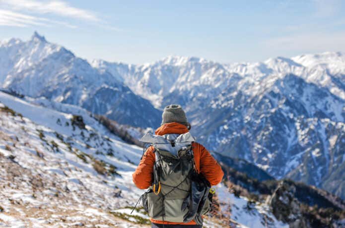 雪山　登山