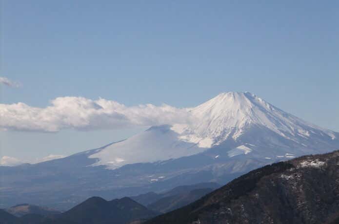 大山からの富士山