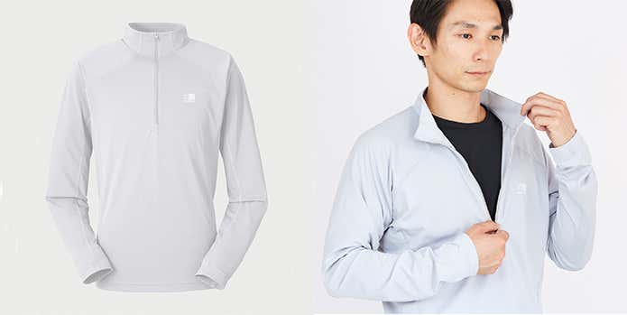 fast-dry half-zip(ファストドライ ハーフジップ)