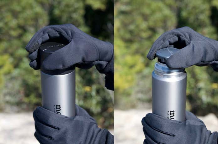 モンベル チタン Titanium Alpine Thermo Bottle Titan Alpine Thermo Bottle 0.5L - 山の店 デナリ