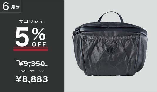 【6月納期5%OFF】TECHNOFORCE STEEL サコッシュ BLK