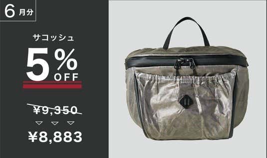 【6月納期5%OFF】TECHNOFORCE STEELサコッシュ GRY