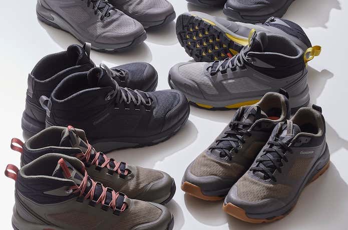 並べられた6足の登山靴